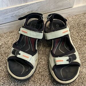 ECCO  Offroad Yucatan Adjustable Strap Leather Sandals 40 US 9-9.5